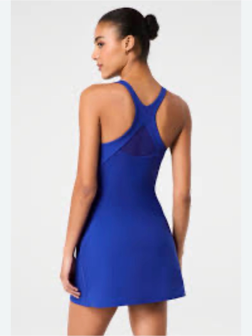 SPANX Blue Athletic Top with Logo